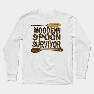 wooden spoon survivor Long Sleeve T-Shirt